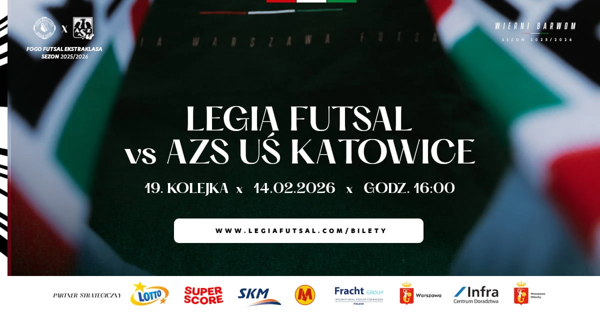 Legia Warszawa Futsal vs AZS UŚ Katowice