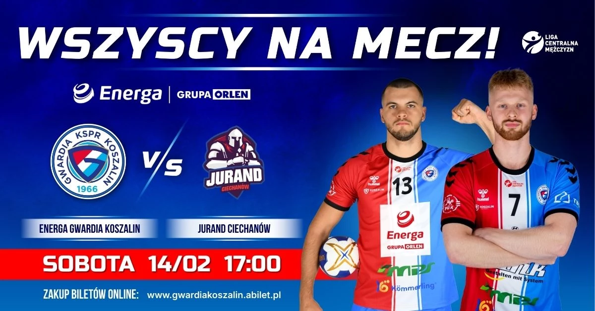 ENERGA Gwardia Koszalin vs Jurand Ciechanów