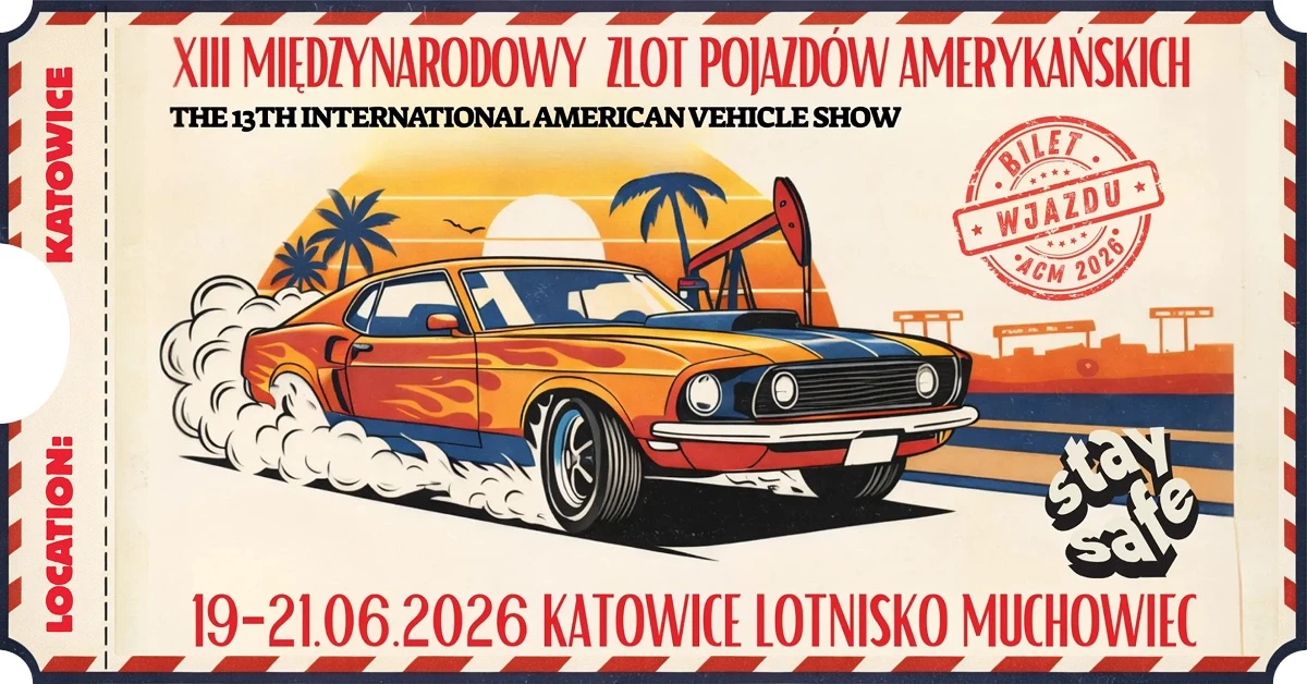 American Cars Mania 2026 - bilety dla zlotowiczów
